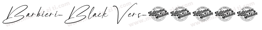 Barbieri-Black Vers字体转换